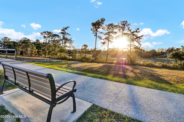 surrounding community with a lawn