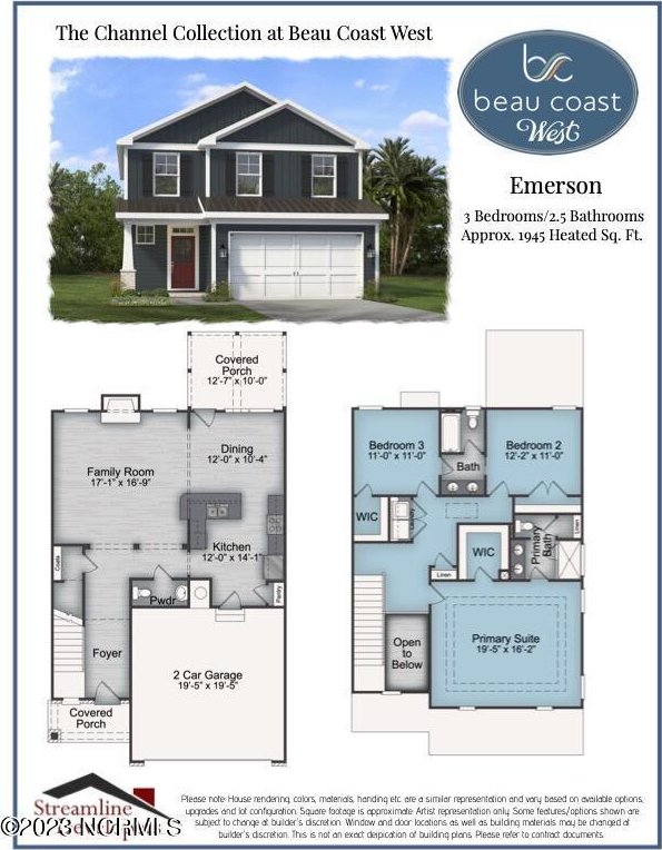 107 Freedom Park Rd, Beaufort, NC 28516 - home floor plan