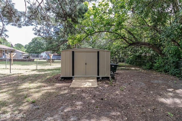 view of outdoor structure