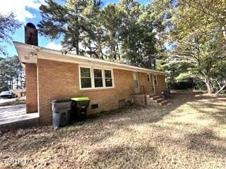 view of back of property