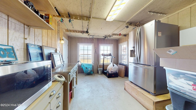 kitchen featuring appliances with stainless steel finishes