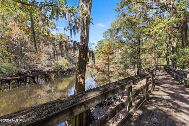 950 Main St, Fair Bluff, NC 28439 - dock featuring a water view