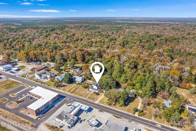 950 Main St, Fair Bluff, NC 28439 - view of property location with a heavily wooded area