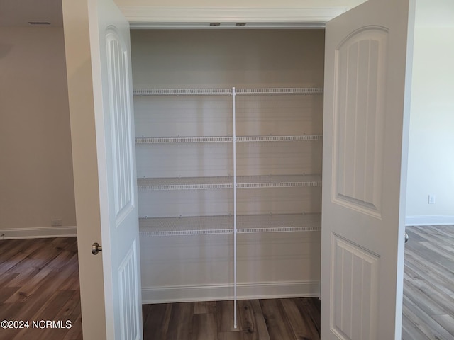 view of closet
