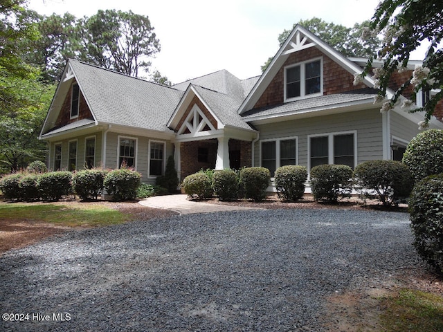 view of craftsman inspired home