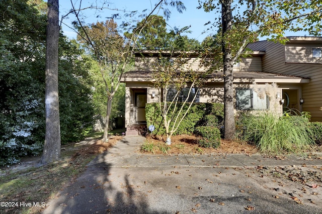 view of front of home