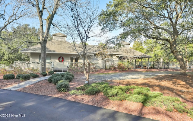 view of front of home