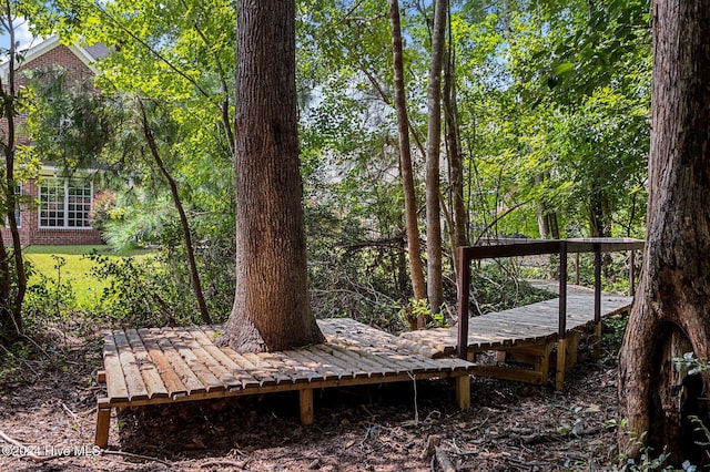 1109 Foxbow Cv, Leland, NC 28451 - view of wooden deck