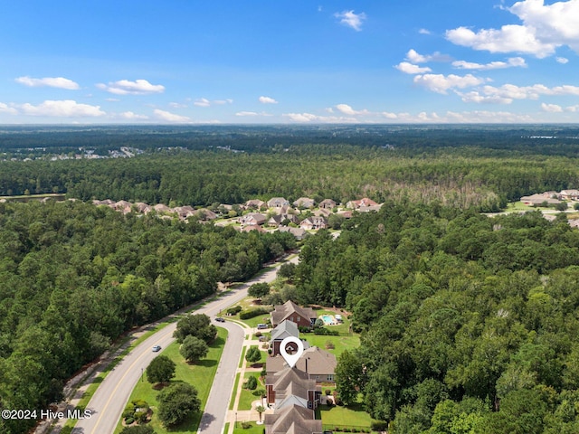 1109 Foxbow Cv, Leland, NC 28451 - aerial view of a heavily wooded area