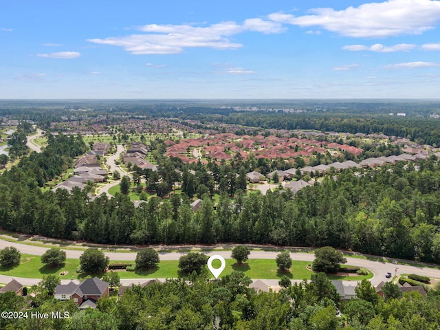 1109 Foxbow Cv, Leland, NC 28451 - aerial view of residential area featuring a forest
