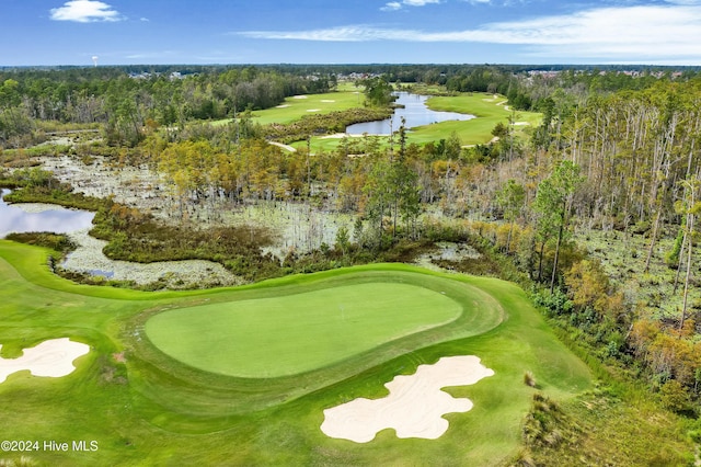 1109 Foxbow Cv, Leland, NC 28451 - aerial view of a golf course and a large body of water