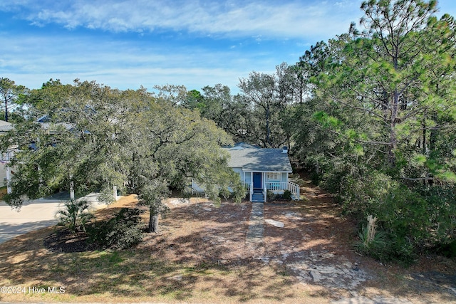 view of front of house featuring covered porch