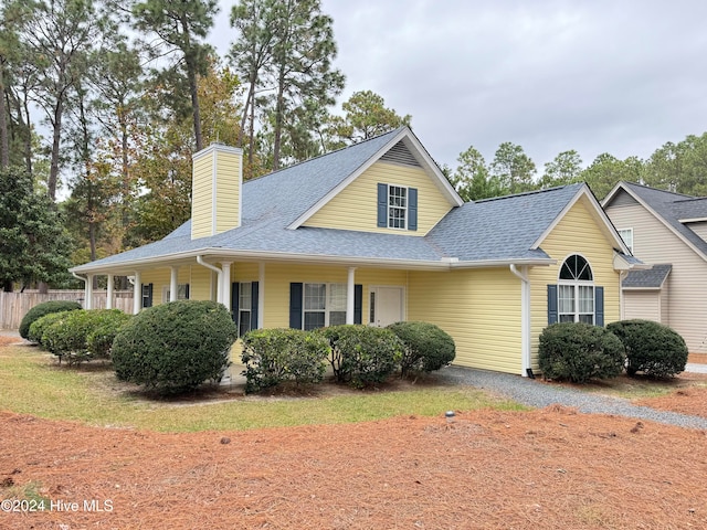 view of front of home