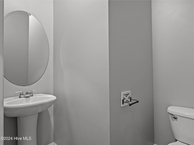 bathroom with toilet
