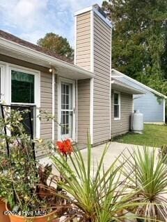 view of back of property