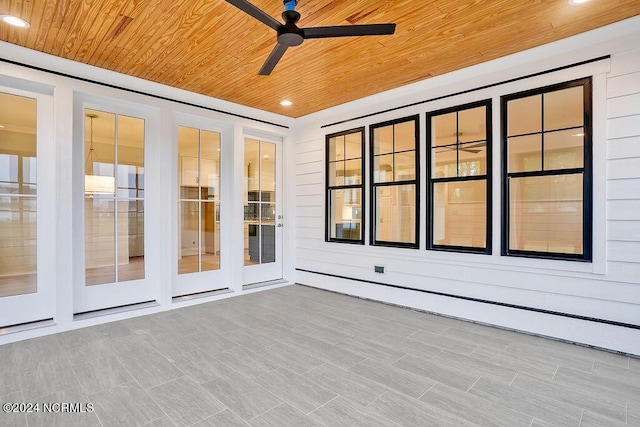 612 Waterstone Dr, Wilmington, NC 28411 - view of unfurnished sunroom