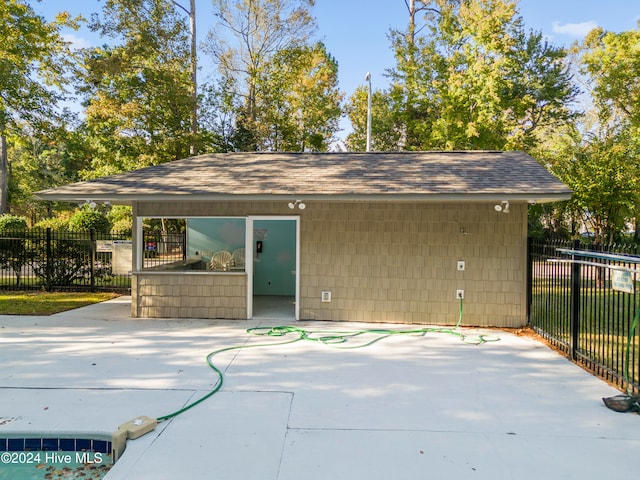 exterior space with a patio area