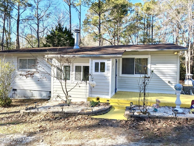 view of rear view of house