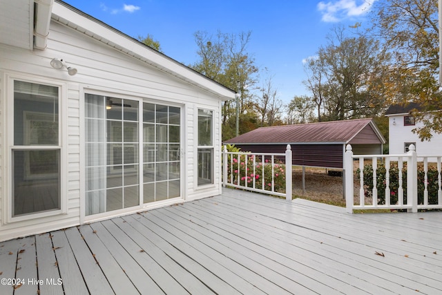 view of deck