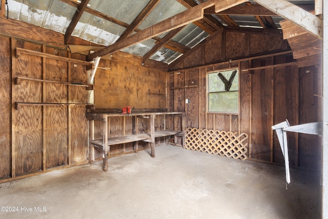 view of storage room