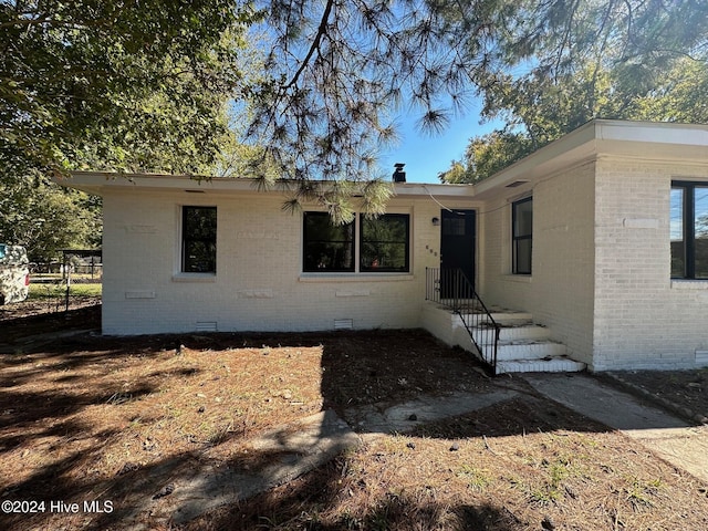 view of front of home