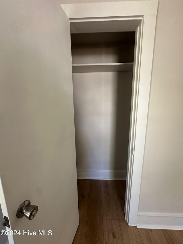 view of closet