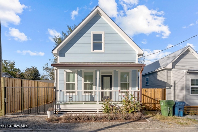 bungalow with covered porch