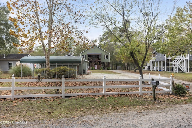 view of front of home