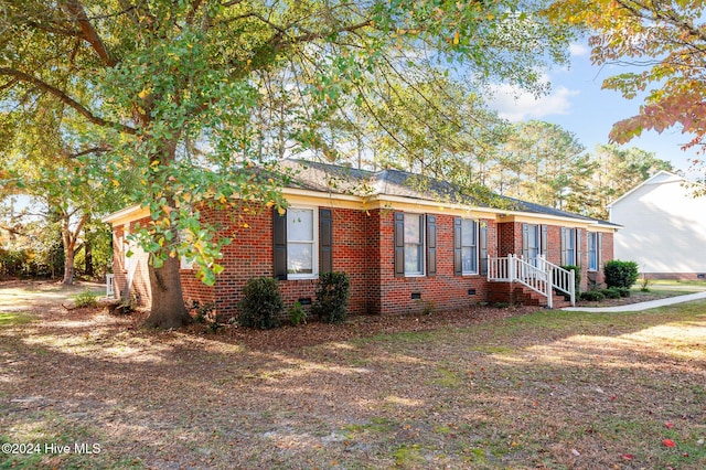 view of ranch-style home