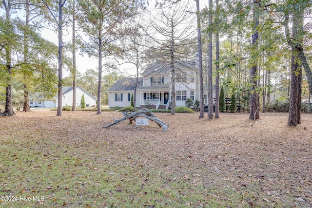 74 Driftwood Ct, Arapahoe, NC 28510 - back of house with covered porch