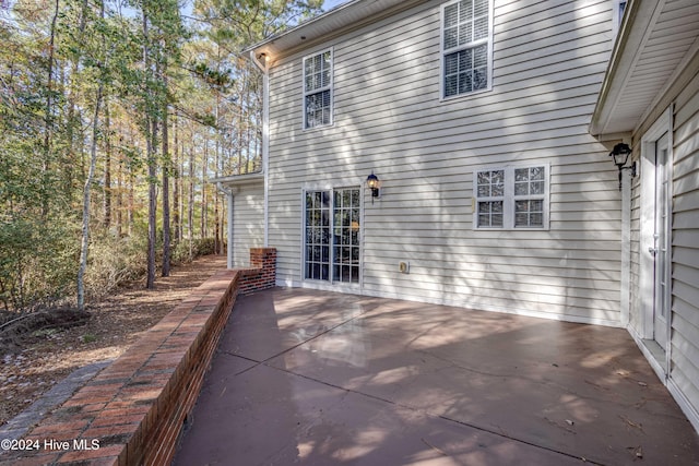 74 Driftwood Ct, Arapahoe, NC 28510 - back of property with a patio area