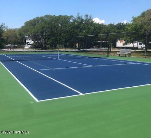 view of tennis court