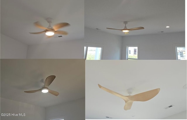 109 Old Village Ln, North Topsail Beach, NC 28460 - detailed view of ceiling fan and recessed lighting
