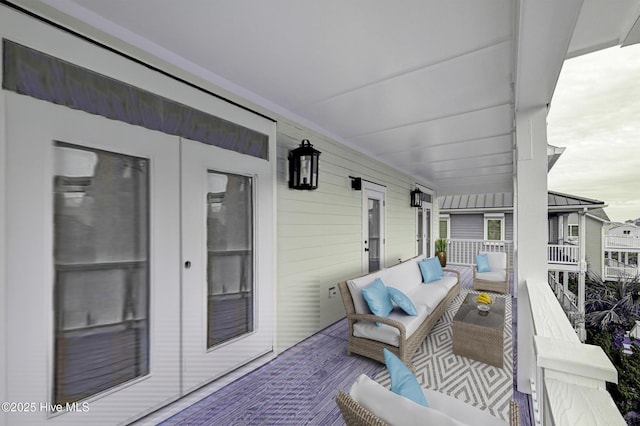 109 Old Village Ln, North Topsail Beach, NC 28460 - view of covered porch