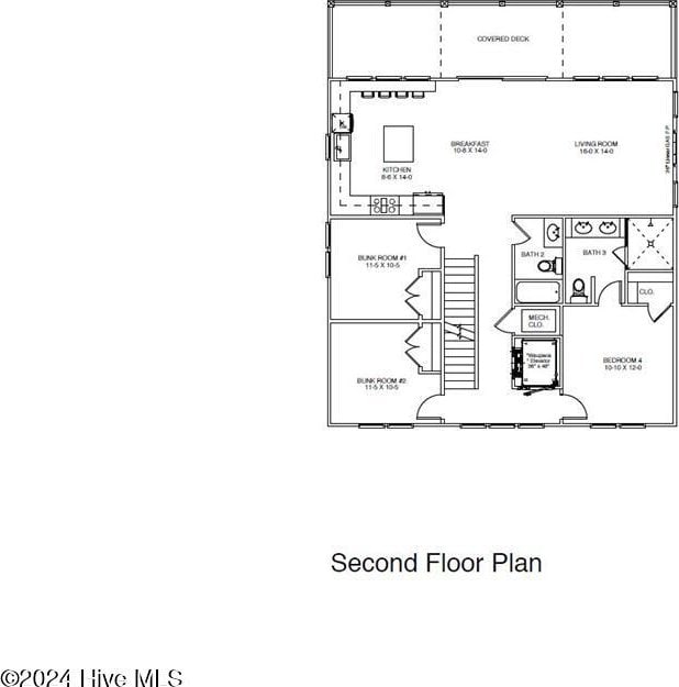 109 Old Village Ln, North Topsail Beach, NC 28460 - home floor plan