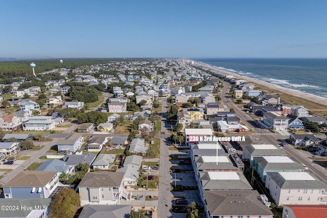 230 Third Ave Unit A, Kure Beach, NC 28449 - aerial view of residential area with waterfront with a beach