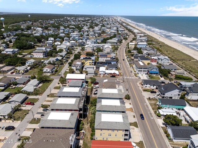 230 Third Ave Unit A, Kure Beach, NC 28449 - aerial view of property and surrounding area with extended coastline and nearby suburban area