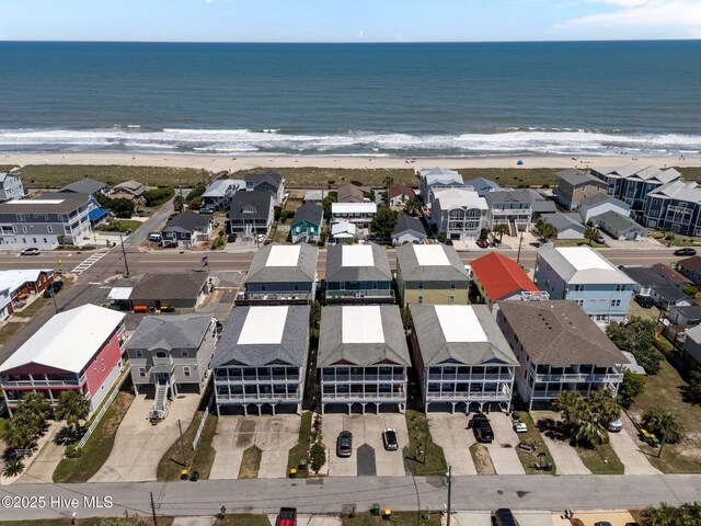 230 Third Ave Unit A, Kure Beach, NC 28449 - aerial view of residential area featuring expansive beach