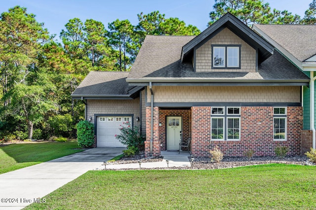 4880 Linden Ln # 1, Shallotte, NC 28470 - view of front of house with a front yard