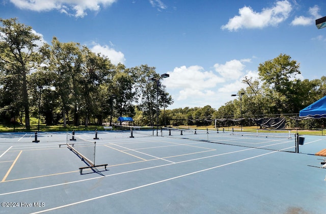 view of tennis court