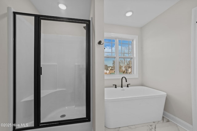 bathroom featuring a bathing tub