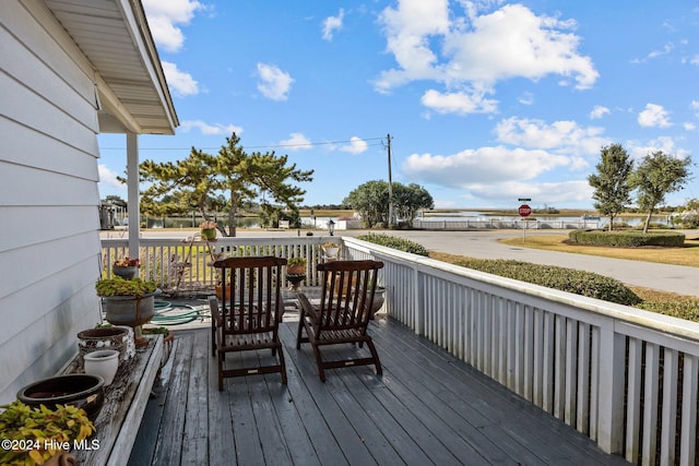 1701 Front St, Beaufort, NC 28516 - view of wooden deck