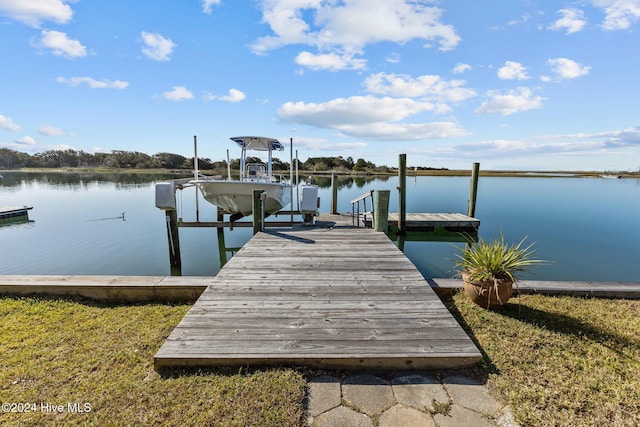 1701 Front St, Beaufort, NC 28516 - dock with boat lift and a water view