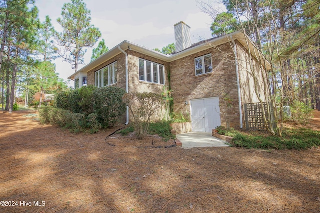 view of back of property