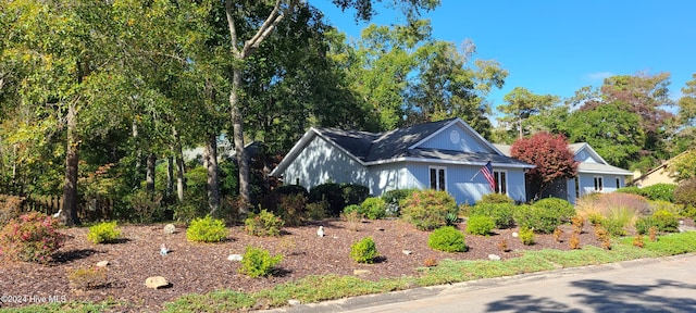 view of front of home