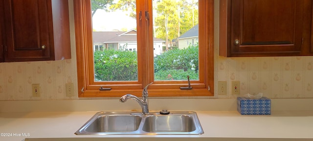 kitchen featuring sink