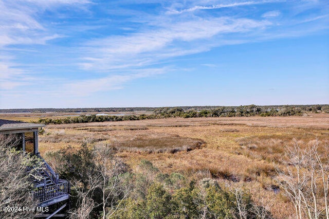 view of landscape featuring a rural view