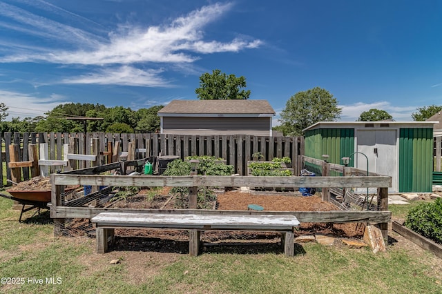 103 Shamrock Rd, Goldsboro, NC 27530 - wooden terrace with a garden