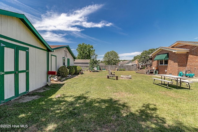 103 Shamrock Rd, Goldsboro, NC 27530 - view of yard with an outdoor structure