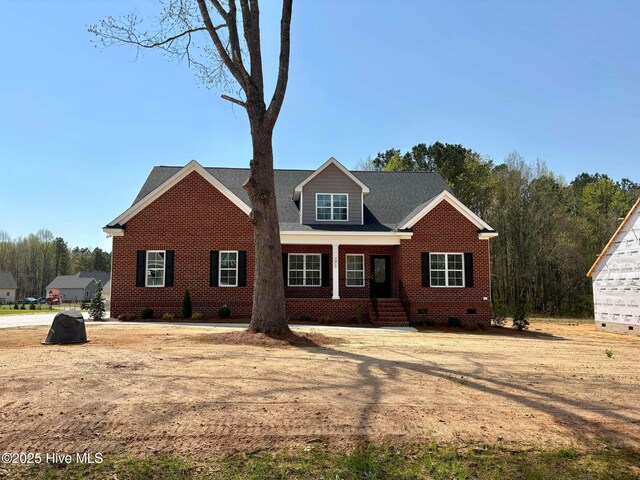 view of front of property with a porch